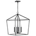Nuvo Lighting - 60-7942 - Four Light Pendant - Emma - Matte Black