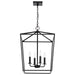 Nuvo Lighting - 60-7951 - Four Light Pendant - Emma - Dark Bronze