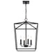 Nuvo Lighting - 60-7951 - Four Light Pendant - Emma - Dark Bronze