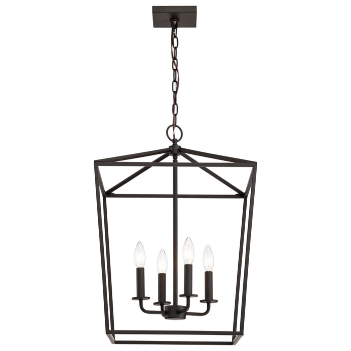 Nuvo Lighting - 60-7952 - Four Light Pendant - Emma - Dark Bronze