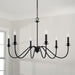 Capital Lighting - AA1029MB - Six Light Chandelier - Weston - Matte Black