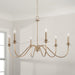 Capital Lighting - AA1029MA - Six Light Chandelier - Weston - Matte Brass
