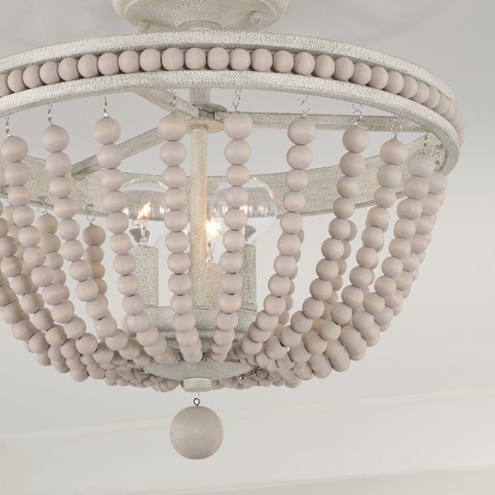 Capital Lighting - AA1021SR - Three Light Semi-Flush Mount - Handley - Sand Dollar