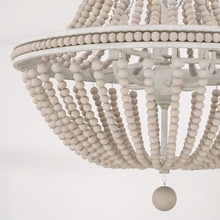 Capital Lighting - AA1020SR - Six Light Chandelier - Handley - Sand Dollar