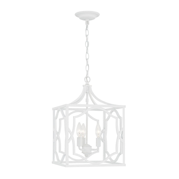 Capital Lighting - AA1019XW - Three Light Foyer Pendant - Anna - Textured White
