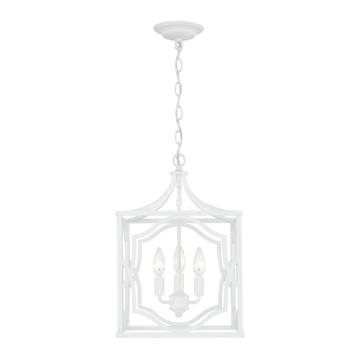 Capital Lighting - AA1019XW - Three Light Foyer Pendant - Anna - Textured White