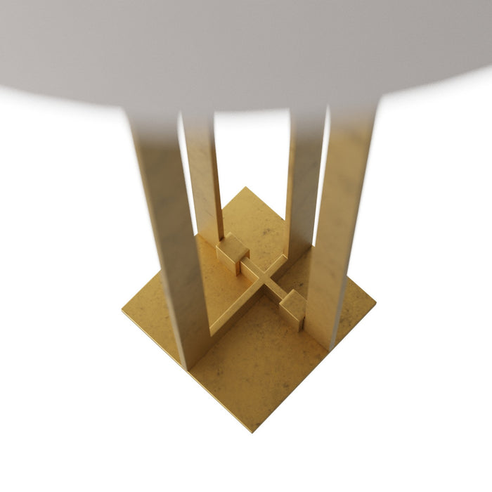 Arteriors - 76015-120 - One Light Floor Lamp - Hoyt - Gold Leaf