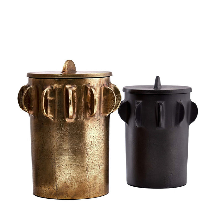 Arteriors - ARI06 - Containers, Set of 2 - Tiberius - Blackened