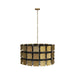 Arteriors - DMI01 - Six Light Chandelier - Wells - Antique Brass