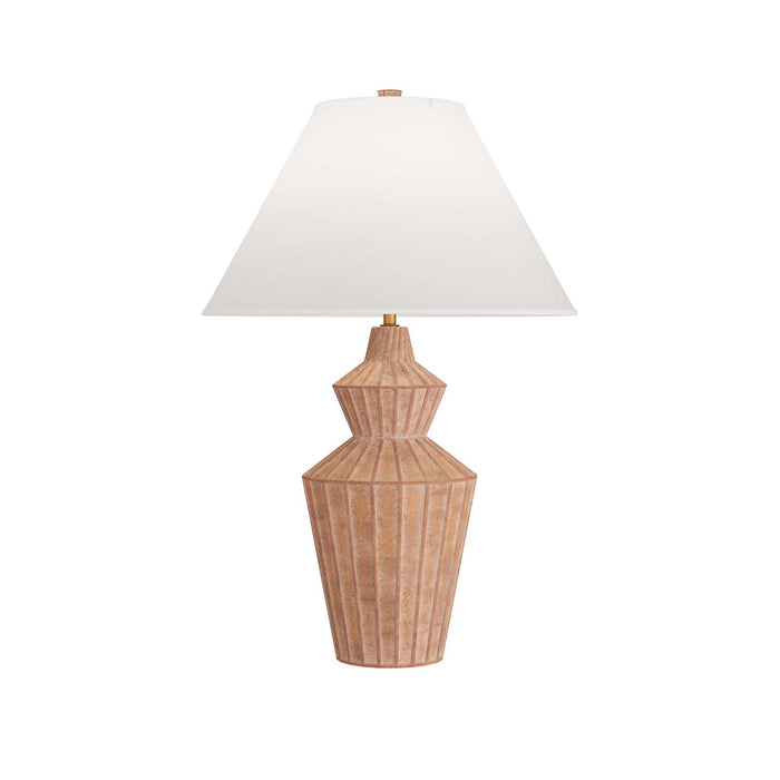 Arteriors - PTS01-671 - One Light Table Lamp - Wren - White Wash Terracotta