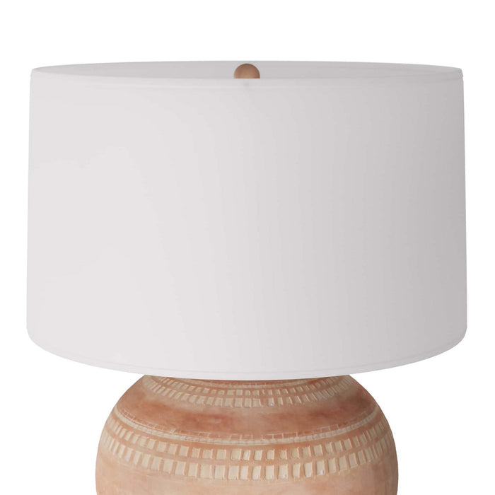 Arteriors - PTS02-127 - One Light Table Lamp - Tahoe - White Wash Terracotta