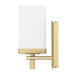 Golden - DDDD-BA1 BCB-OP - One Light Wall Sconce - Maddox - Brushed Champagne Bronze