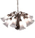 Meyda Tiffany - 251601 - 12 Light Chandelier - Gray - Mahogany Bronze