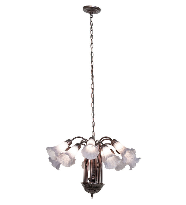 Meyda Tiffany - 251601 - 12 Light Chandelier - Gray - Mahogany Bronze