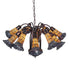 Meyda Tiffany - 251605 - 12 Light Chandelier - Stained Glass Pond Lily - Mahogany Bronze