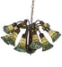 Meyda Tiffany - 251606 - 12 Light Chandelier - Stained Glass - Mahogany Bronze