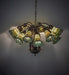 Meyda Tiffany - 251606 - 12 Light Chandelier - Stained Glass - Mahogany Bronze