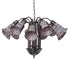 Meyda Tiffany - 251607 - 12 Light Chandelier - Stained Glass Pond Lily - Mahogany Bronze