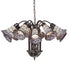 Meyda Tiffany - 251608 - 12 Light Chandelier - Stained Glass Pond Lily - Mahogany Bronze