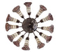 Meyda Tiffany - 251608 - 12 Light Chandelier - Stained Glass Pond Lily - Mahogany Bronze