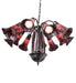 Meyda Tiffany - 251609 - 12 Light Chandelier - Stained Glass Pond Lily - Mahogany Bronze