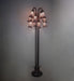Meyda Tiffany - 251702 - 12 Light Floor Lamp - Stained Glass Pond Lily - Mahogany Bronze