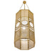 Meyda Tiffany - 258068 - LED Pendant - Lighthouse - Buttered Brass