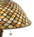 Meyda Tiffany - 268098 - Two Light Table Lamp - Tiffany Fishscale - Mahogany Bronze