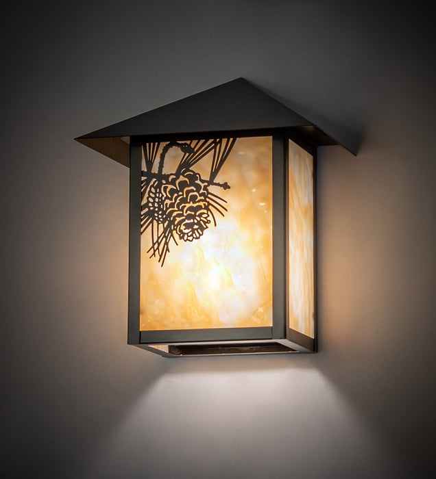Meyda Tiffany - 41235 - One Light Wall Sconce - Seneca - Craftsman Brown