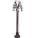 Meyda Tiffany - 251703 - 12 Light Floor Lamp - Stained Glass Pond Lily - Mahogany Bronze