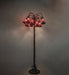 Meyda Tiffany - 262129 - 12 Light Floor Lamp - Stained Glass Pond Lily - Bronze