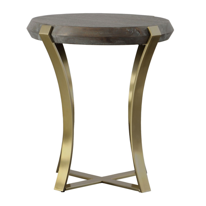 Uttermost - 22940 - Side Table - Unite - Brushed Brass