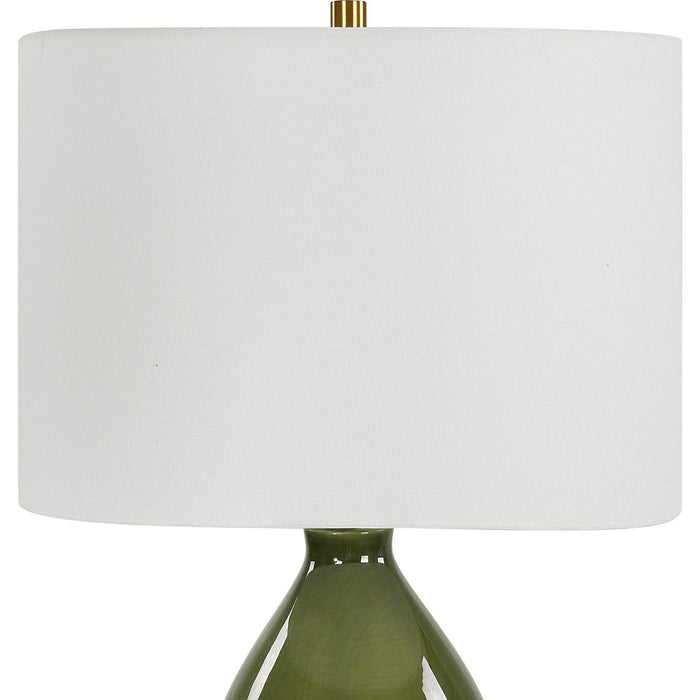 Uttermost - 30203-1 - One Light Table Lamp - Gourd - Antiqued Brass