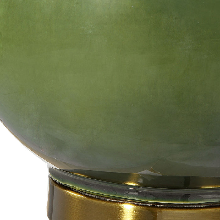 Uttermost - 30203-1 - One Light Table Lamp - Gourd - Antiqued Brass