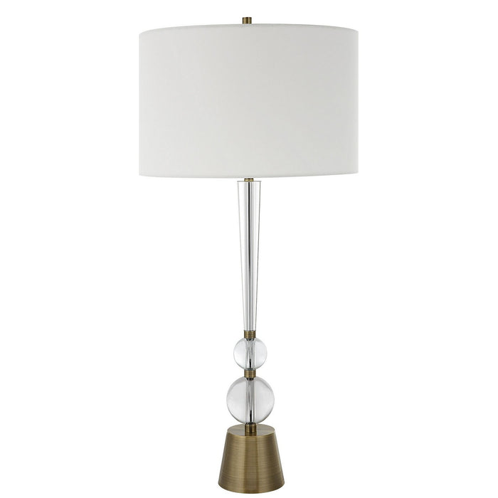 Uttermost - 30233 - One Light Table Lamp - Annily - Antiqued Brass