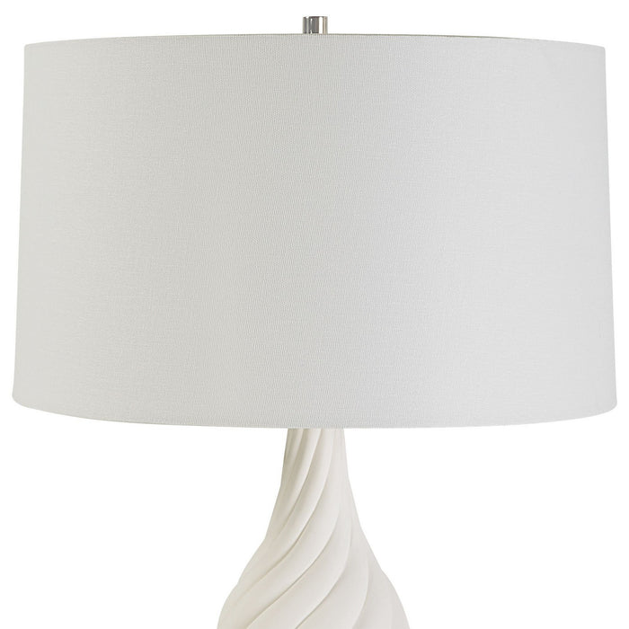 Uttermost - 30240 - One Light Table Lamp - Twisted Swirl - Polished Nickel