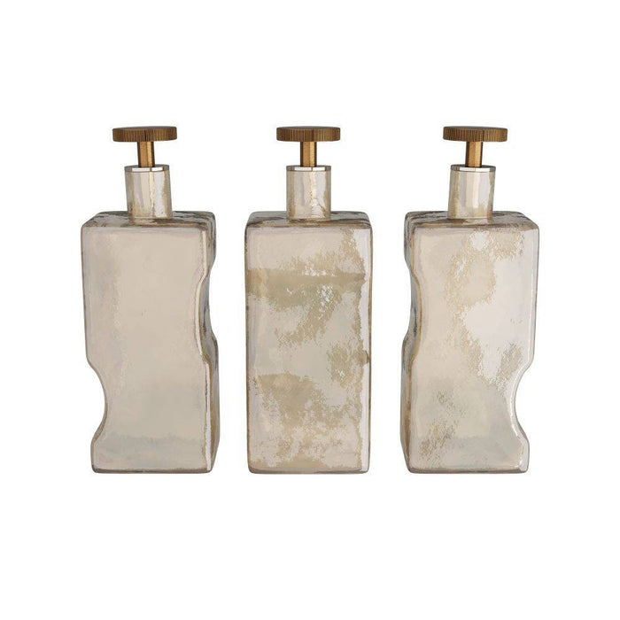Arteriors - ARI09 - Decanters, Set of 3 - Zerdomo - Smoke Luster