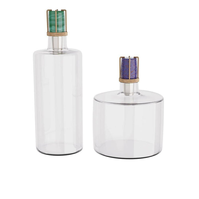Arteriors - ARI10 - Decanters, Set of 2 - Adalyn - Clear