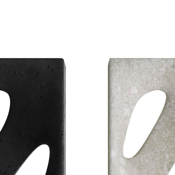 Arteriors - ASC10 - Bookends, Set of 2 - Bondi - Charcoal