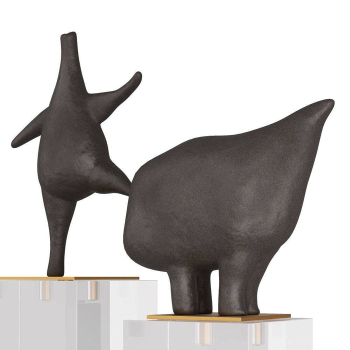 Arteriors - ASC14 - Sculptures, Set of 2 - Brovinas - Black