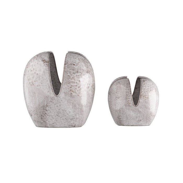 Arteriors - AVE03 - Vases, Set of 2 - Amal - Harbor Gray