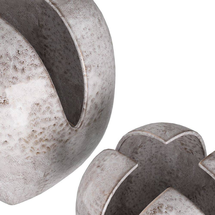 Arteriors - AVE03 - Vases, Set of 2 - Amal - Harbor Gray