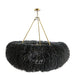 Arteriors - DLS07 - Chandelier - Zaria - Black Stained
