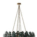 Arteriors - DMS14 - Chandelier - Bilal - Eucalyptus Coconut Shell