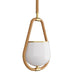 Arteriors - DPC12 - Pendant - Arlie - Antique Brass