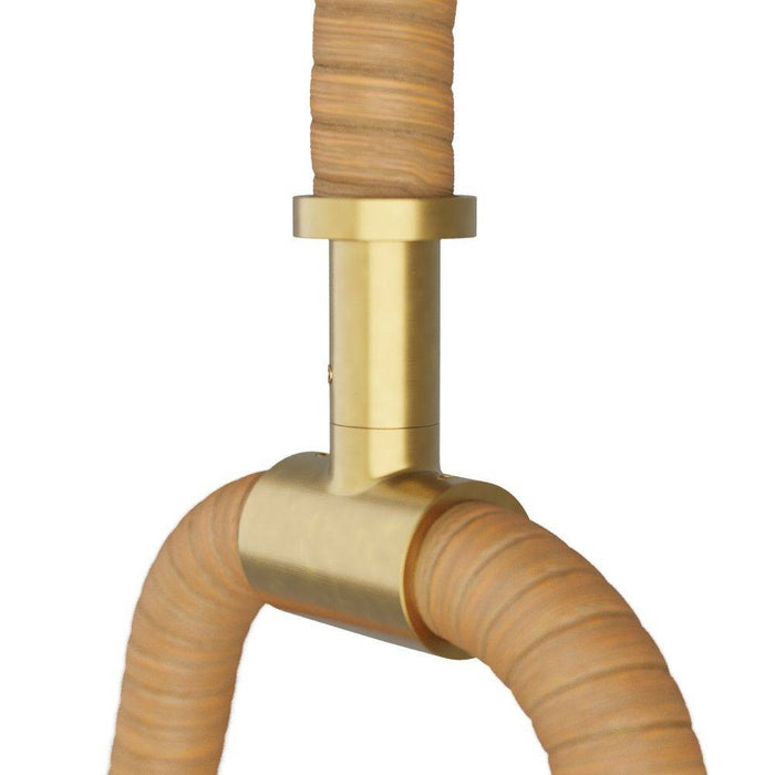 Arteriors - DPC12 - Pendant - Arlie - Antique Brass