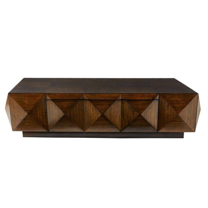 Arteriors - FCS01 - Cocktail Table - Umbra - Brindle Eucalyptus Veneer/Ebony Oak