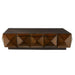 Arteriors - FCS01 - Cocktail Table - Umbra - Brindle Eucalyptus Veneer/Ebony Oak