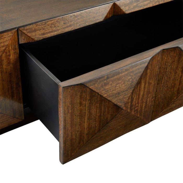 Arteriors - FCS01 - Cocktail Table - Umbra - Brindle Eucalyptus Veneer/Ebony Oak