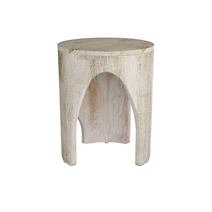 Arteriors - FEI18 - End Table - Berlof - Whitewash